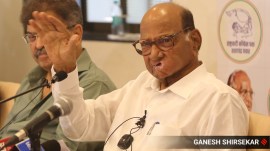 NCP-SP chief Sharad Pawar. (Express file photo by Ganesh Shirsekar)