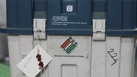 As projected in the exit polls, the Congress is leading in seven and BJP in eight, leaving behind the Bharat Rashtra Samithi (BRS) and the All India Majlis-e-Ittehadul Muslimeen (AIMIM) with one each seat