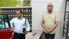 Rajkot chief fire officer Ilesh Kher (45), his deputy Bhikha Theba (54)