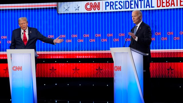 Donald Trump Joe Biden debate United States America elections