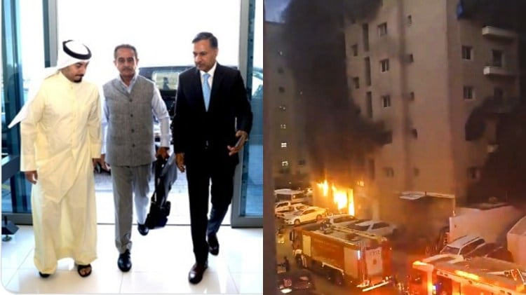 Kuwait News Live Updates: MoS K V Singh arrives in Kuwait