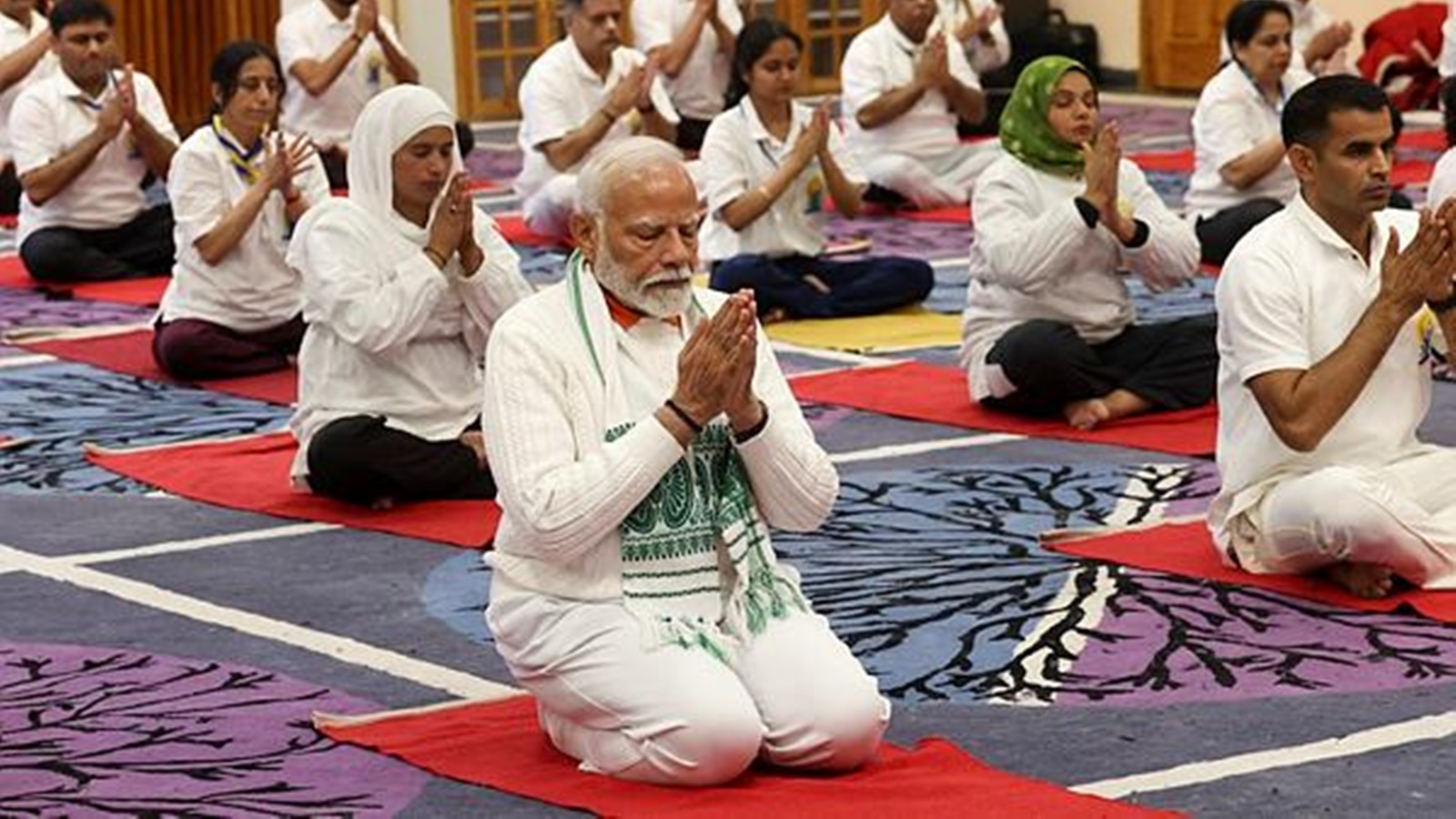 PM Modi Yoga Day event Srinagar