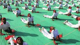 This year's theme of Yoga Day is Yoga for Self and Society. (File Photo)