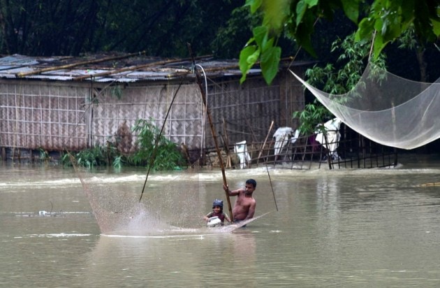 Lakhs of people displaced, animals stranded as floods, landslides ...