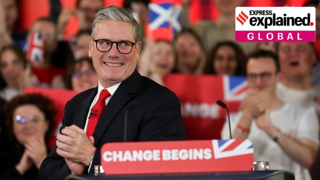 Britain's Labour Party leader Keir Starmer wins the general election