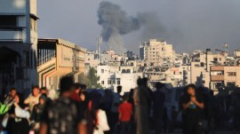 israel gaza city attack Israeli Palestinians