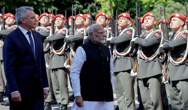 ndian Prime Minister Narendra Modi visits Vienna