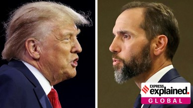 Former U.S. President Donald Trump and Special Counsel Jack Smith are seen in a combination of file photos in Washington, U.S., in 2023.