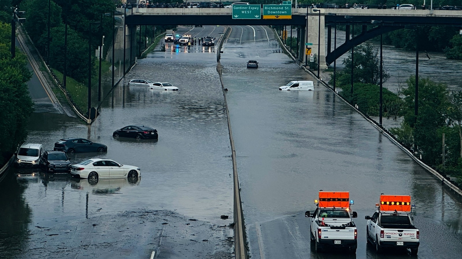 Heaviest downpour since 1941 leaves Canada’s Toronto submerged ...