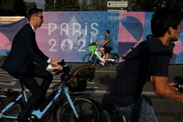 Paris hasn’t bothered with constructing modern-day coliseums. But, in its typical understated, effortless fashion, the Olympics is all you see wherever you look. (Reuters)