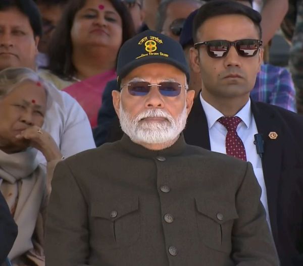 Prime Minister Narendra Modi visited the Kargil War Memorial in Dras to commemorate the 25th anniversary of the Vijay Diwas and pay homage to the soldiers who were martyred during the 1999 war.