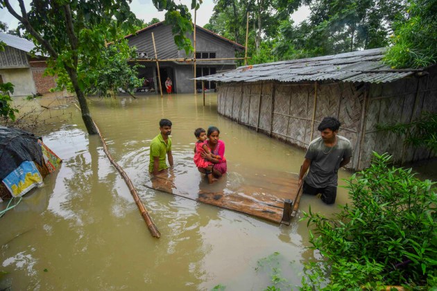 Lakhs of people displaced, animals stranded as floods, landslides ...