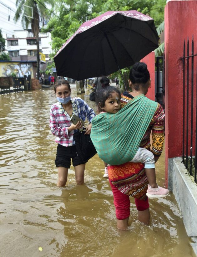 Lakhs of people displaced, animals stranded as floods, landslides ...