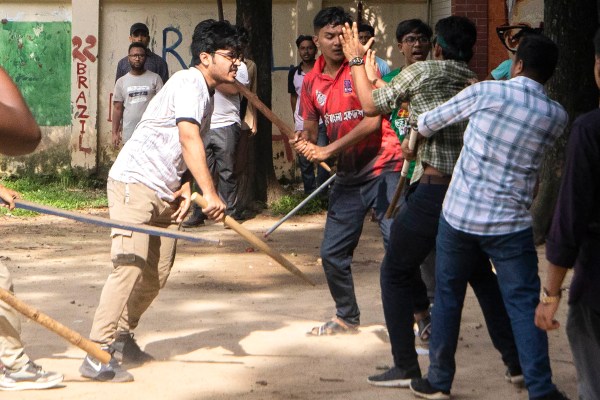 Bangladeshi student protests 