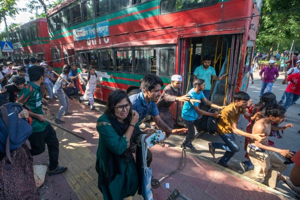 Bangladeshi student protests 