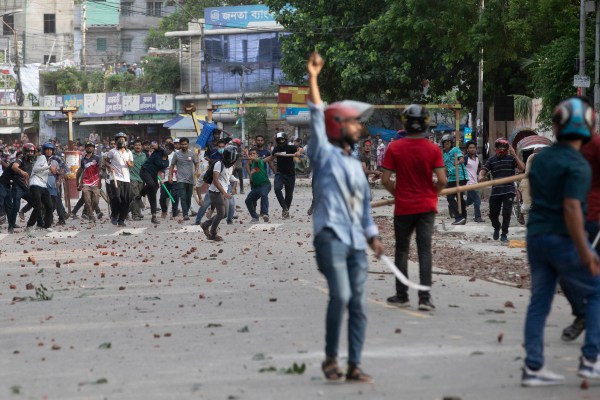 Bangladeshi student protests 