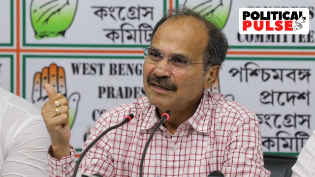 Adhir Ranjan Chowdhury, bengal, tmc, congress, political pulse, indian express