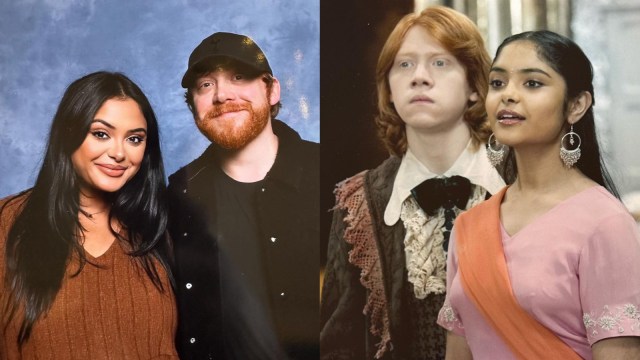 Afshan Azad- Rupert Grint- Harry Potter reunion