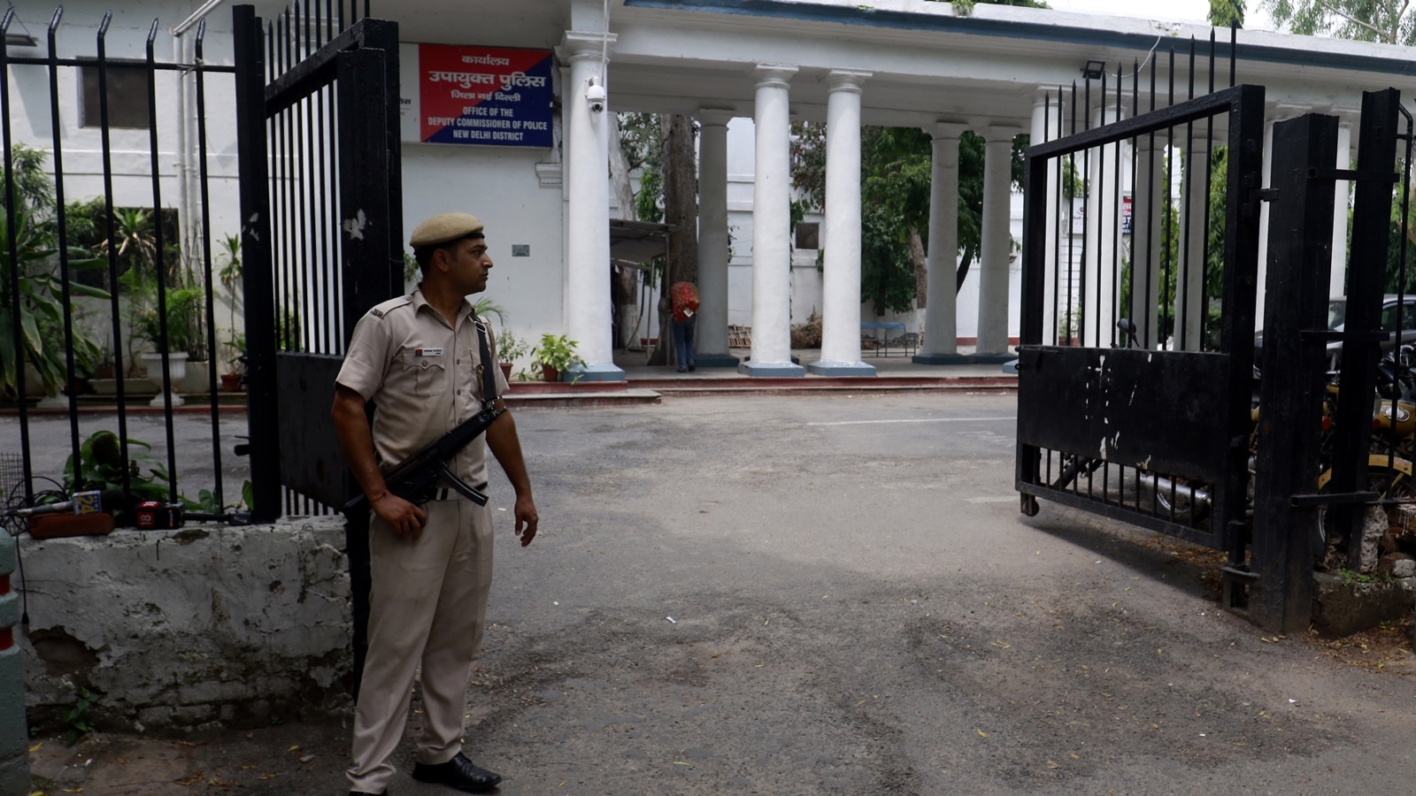 How the police station near Parliament where new criminal laws were ...