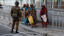 Curfew imposed in response to student-led protests against government job quotas, in Dhaka