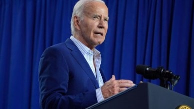 Biden vs Trump presidential debate.