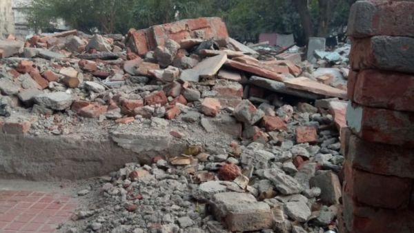 Amita's demolished house
