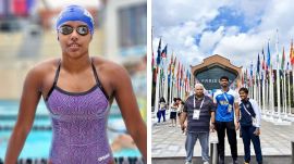 Dhinidhi Desinghu India swimmer at 2024 Paris Olympics