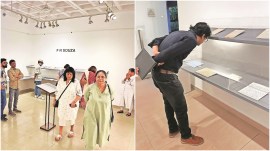 delhi exhibition, Correspondence exhibition, The Raza Foundation, Triveni Kala Sangam, S H Raza, Paris, artist Ram Kumar, Ram Kumar letter, delhi Correspondence exhibition update, delhi exhibition news, Indian express news