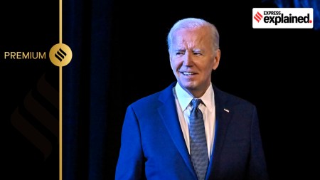 President Joe Biden walks on stage before speaking in Las Vegas, July 16, 2024.