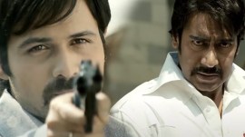 In the climax scene of Once Upon a Time in Mumbaai, Emraan Hashmi's character kills Ajay Devgn's character, Sultan Mirza