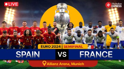 Spain vs France Semi Final, EURO 2024 Live Score: ESP lead 2-1 after 25 minutes; Yamal and Olmo nullify Muani goal | Football News - The Indian Express