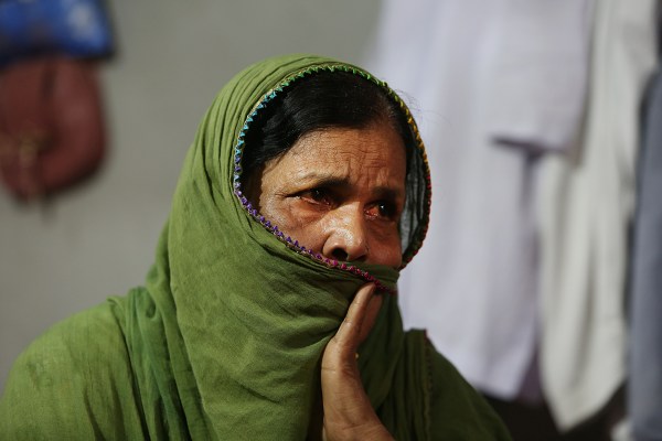 Delhi riot victims Faizan's mother Kismatun at her Delhi residence,