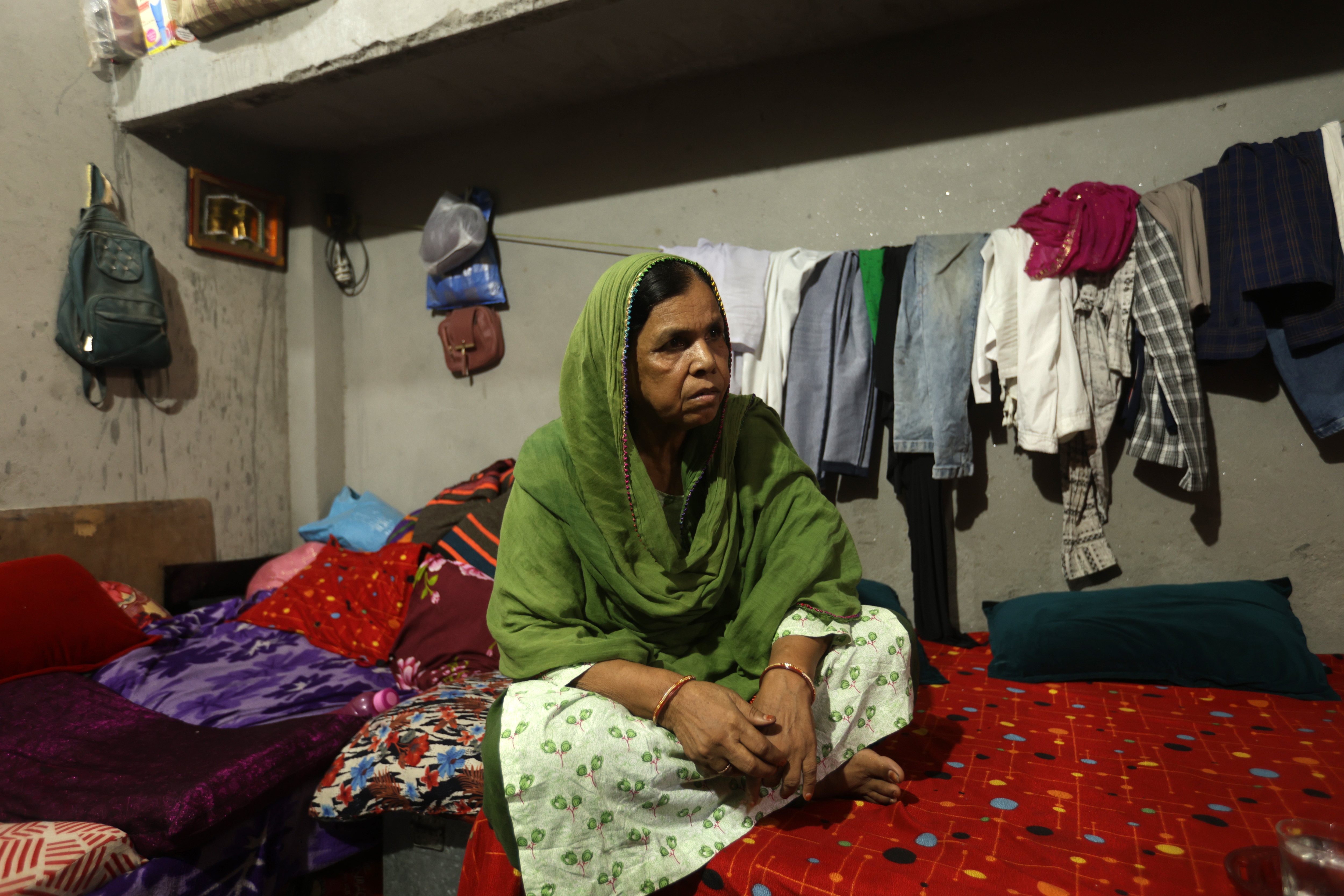 Delhi riot victims Faizan's mother Kismatun at her Delhi residence, ,240724