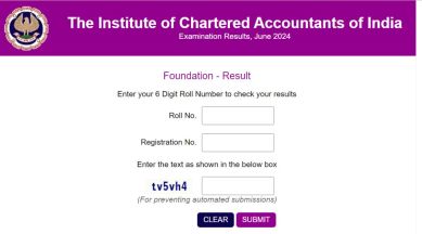 CA Foundation Result June 2024: Websites to check 
