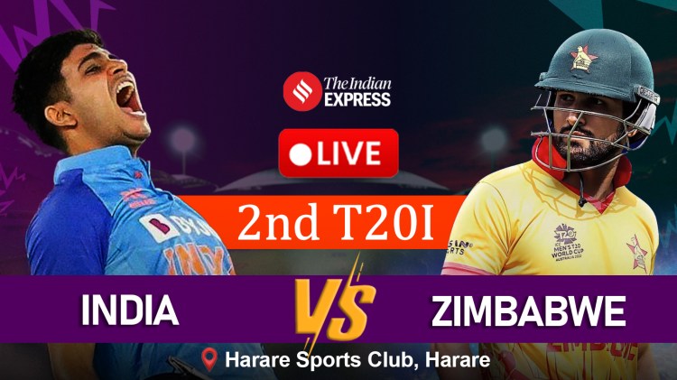 IND vs ZIM Live Score, India vs Zimbabwe T20 World Cup 2nd T20I Match Today: Get India vs Zimbabwe Live Updates Harare Sports Club in Harare