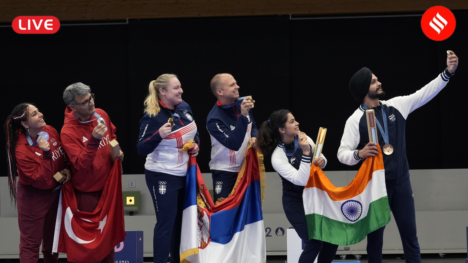 India At Olympics 2024 Day 4 Highlights Manu Creates History Indian   INDIAN SHOOTING 