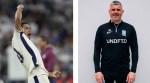 England's Jude Bellingham (left); and Paul Robinson (right), who was Birmingham City’s U-21 coach when Bellingham played there. (Special Arrangement, AP Photo)