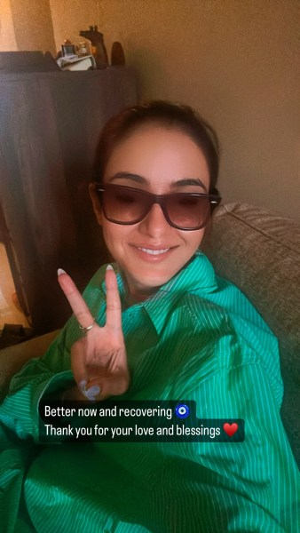 Jasmin Bhasin shares health update