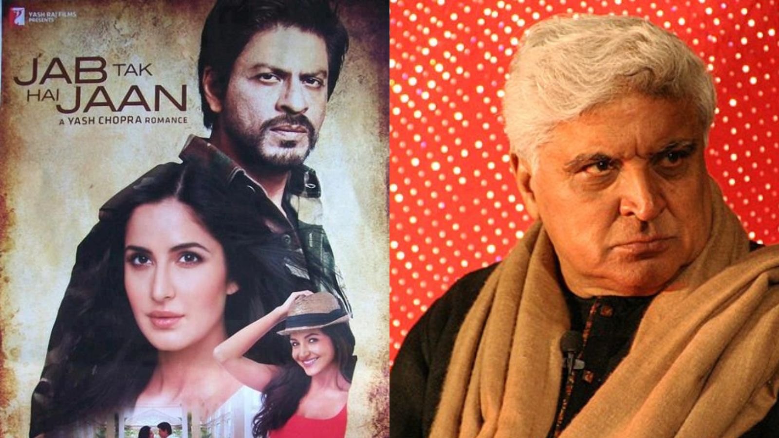 Javed Akhtar criticises Yash Chopra's film Jab Tak Hai Jaan, saying they don't know the meaning of modern woman | Bollywood News