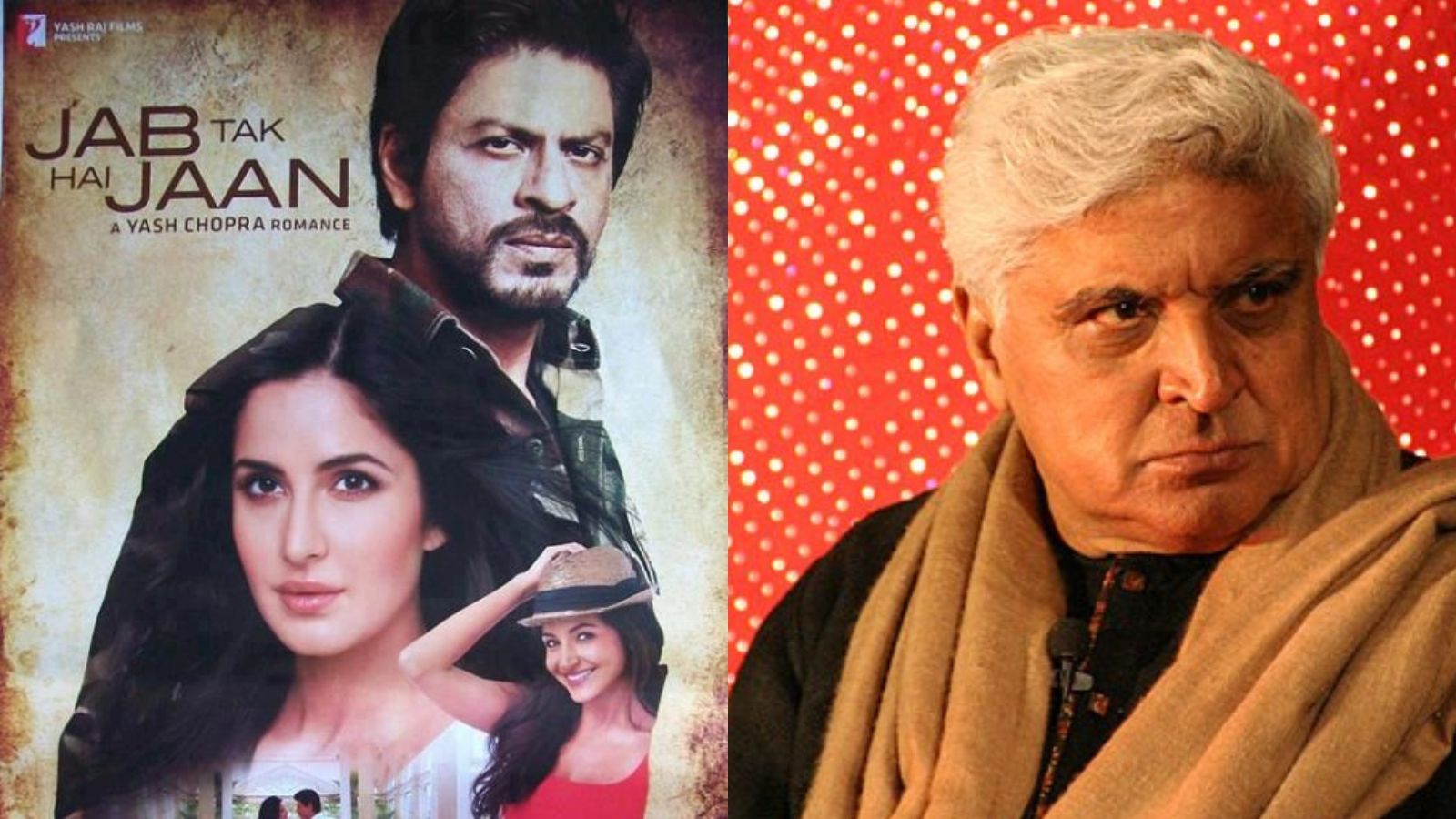 Javed Akhtar takes a dig at Yash Chopra’s film Jab Tak Hai Jaan, says ...