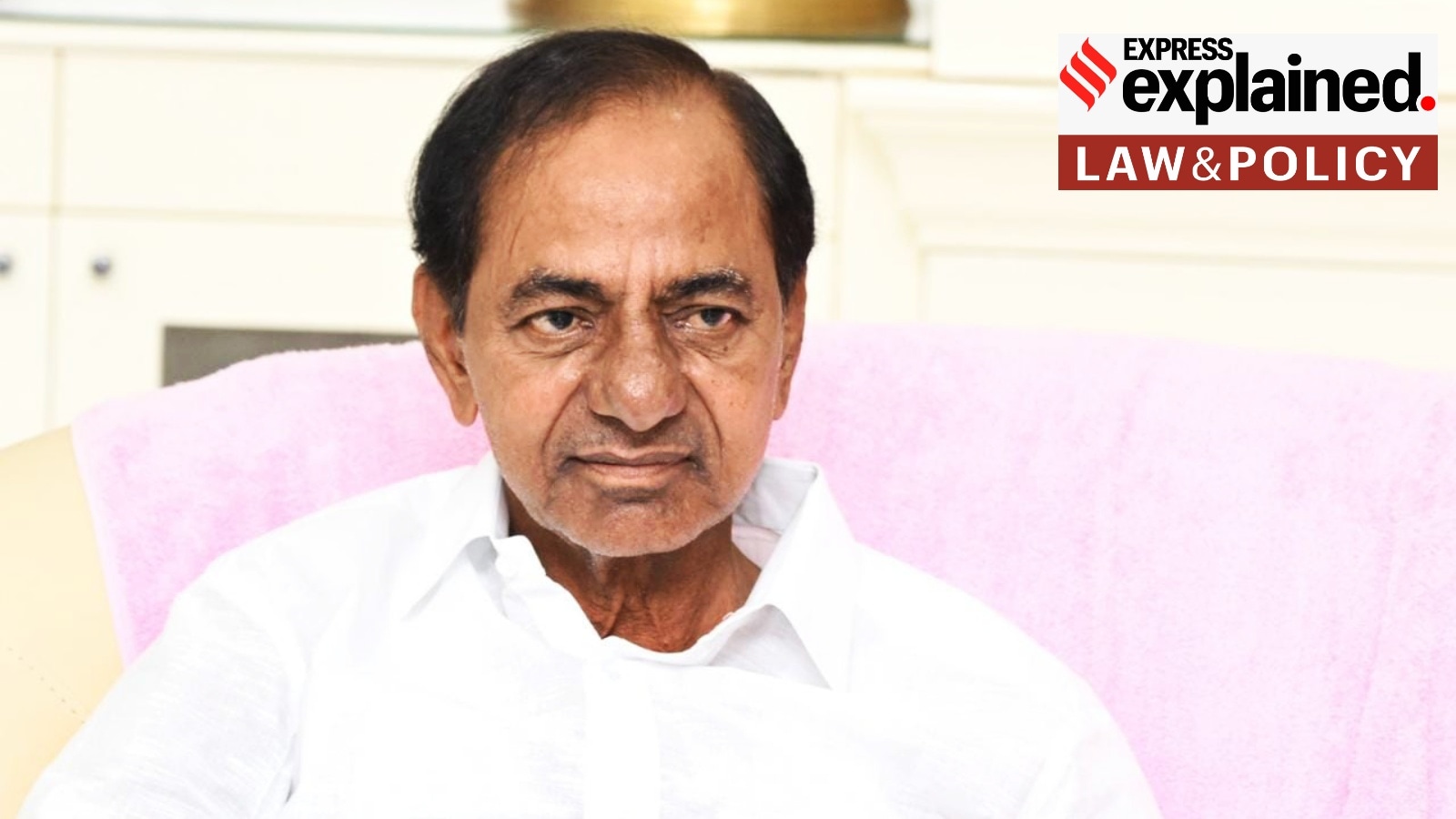 Former Telangana CM K. Chandrasekhar Rao.