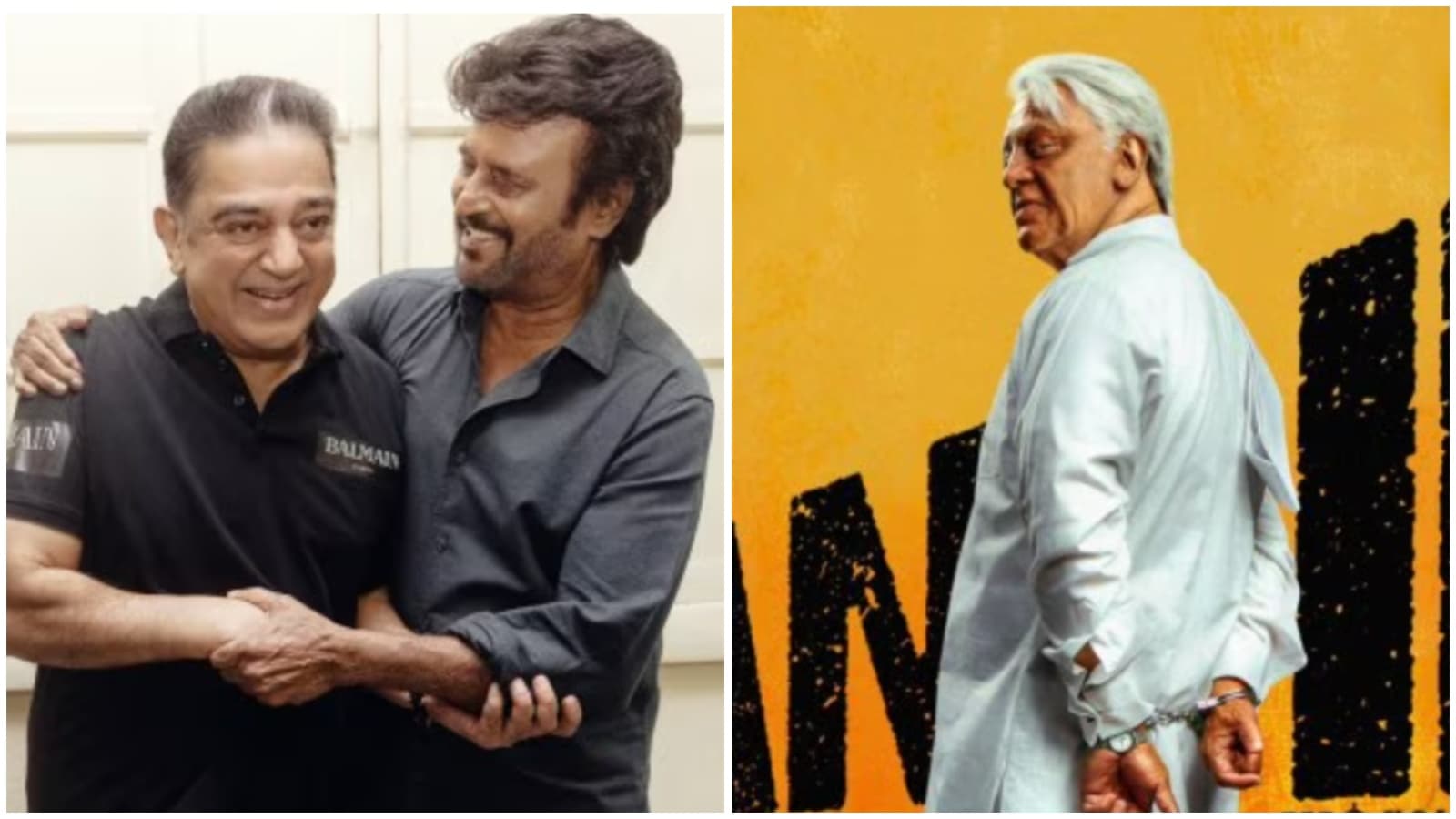 Rajinikanth gives a shout-out to Kamal Haasan’s Indian 2, hints at ...