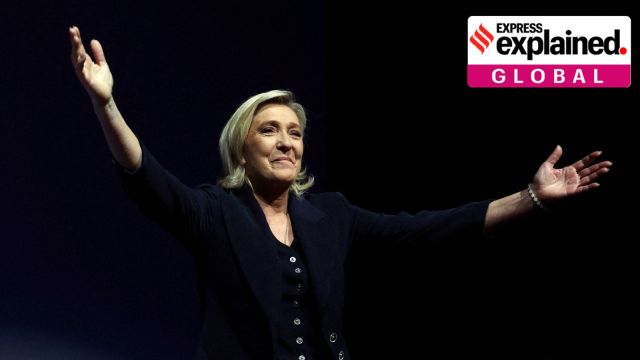 Marine Le Pen of National Rally RN France