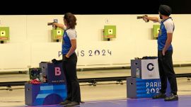 Manu Bhaker and Sarabjot Singh Shooting target explained: Manu Bhaker and Sarabjot Singh medal win