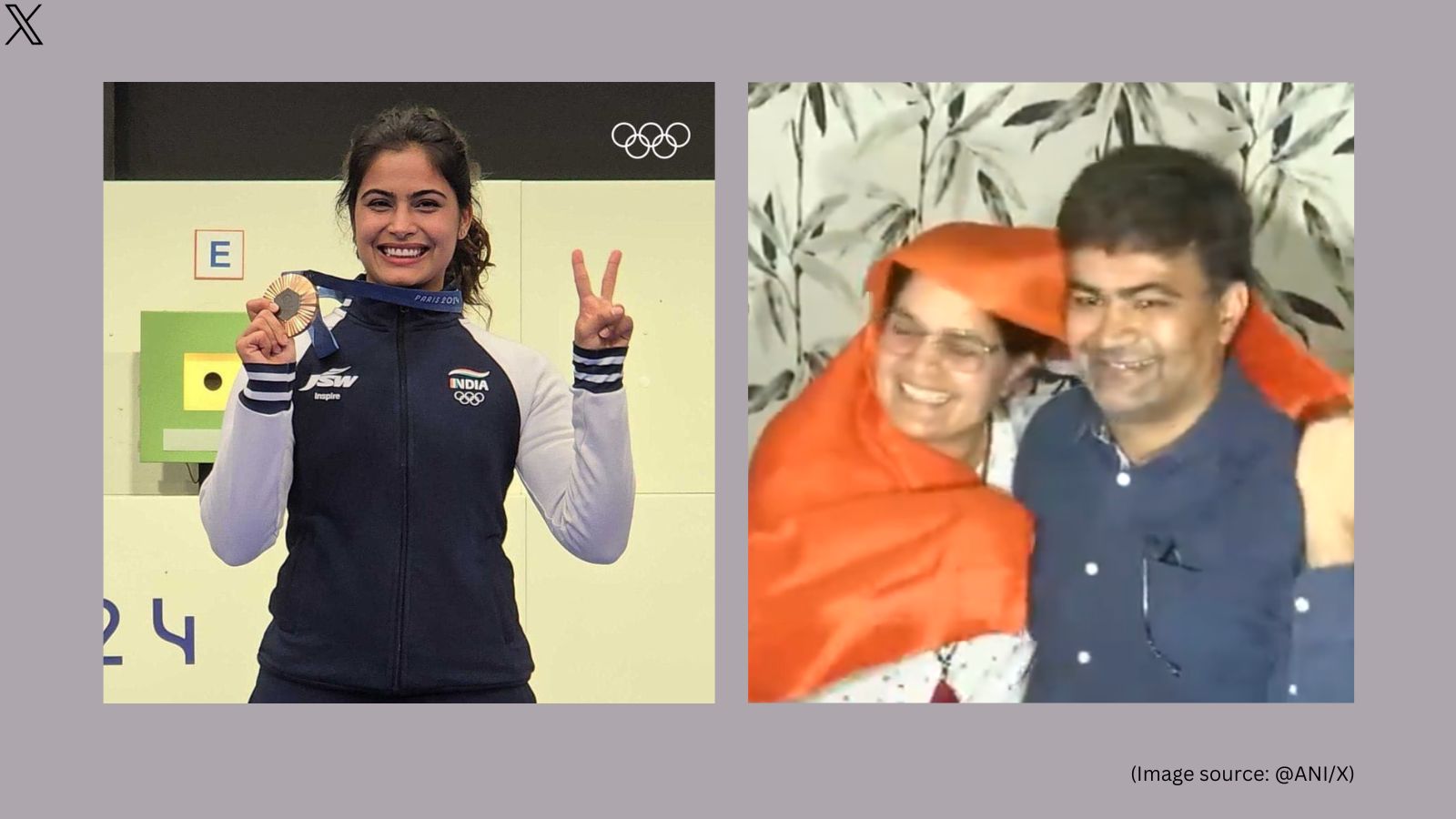 Watch: Manu Bhaker’s parents celebrate as daughter scripts history ...