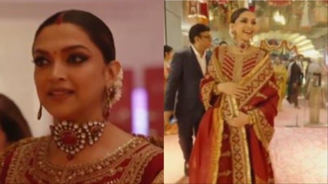 Deepika Padukone at Anant Ambani's wedding.