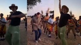Twinkle Khanna and Akshay Kumar posted a dancing reel on Instagram.