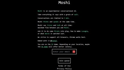 Meet Moshi, a new AI chatbot with GPT-4o-like features | Technology News - The Indian Express