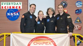 The four-member CHAPEA Crew 1, which lived for around a year in conditions similar to Mars.