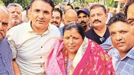 congress won Dehra Assembly seath, BJP’s Dehra loss, CM Sukhvinder Singh, Sukhu's wife Kamlesh Thakur won, Hoshyar Singh Chambyal, bypoll elections, bypoll results, Indian express news